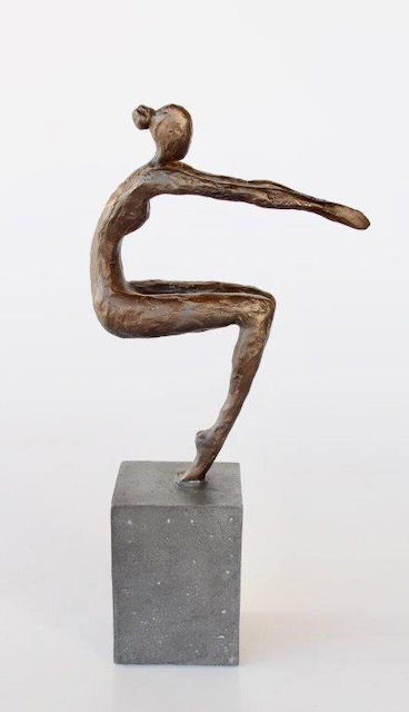 Gymnastic Girl On Stand